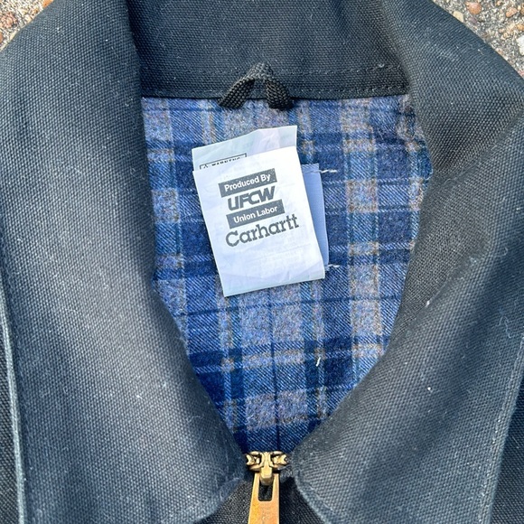 Made in USA carhartt Detroit jacket J 200 BLK - Picture 2 of 11